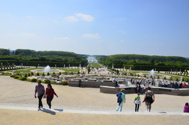 Sprawling walk view once reached to palace from queen chalet.
